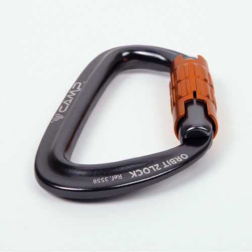CAMP Orbit 2Lock - Compact, Auto-Locking Carabiner for Anchors, Belay & Rope Work