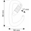 CAMP Orbit 2Lock - Compact, Auto-Locking Carabiner for Anchors, Belay & Rope Work