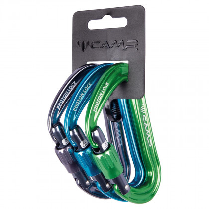 Photon Lock Pack - 3 locking carabiners