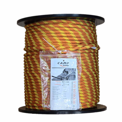 Iridium 10.5 Orange-Fluo-Yellow - Semi-static rope per meter