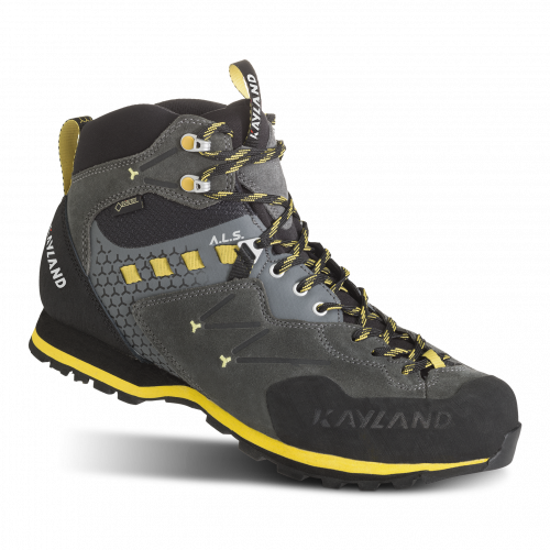 Vitrik Mid GTX Dark Grey Yellow - Approach shoes