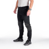 Northfinder Frederick Black - Stretch outdoor pants rib-structure