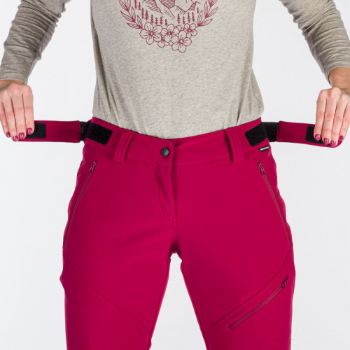 Northfinder Juanita W'S Cherry - trekking softshell pants