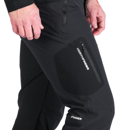 NorthFinder Massimiliano Black -  4way stretch outdoor pants