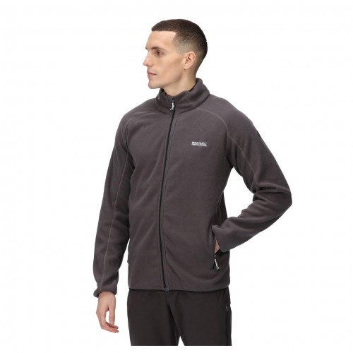 Regatta Hadfield Dark Grey Full Zip Fleece