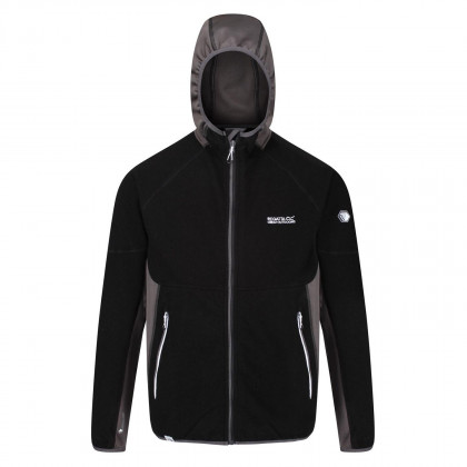 Kinver Hooded Stretch Fleeace - black - men