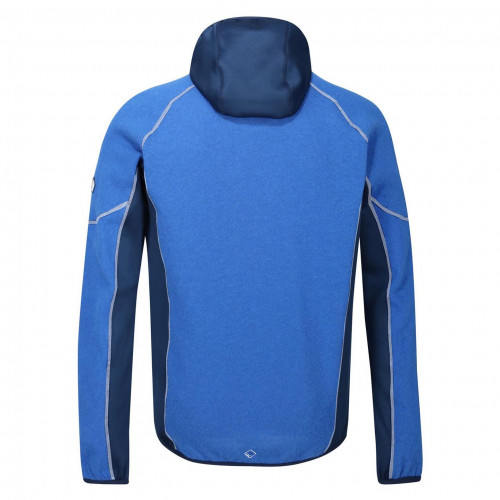 Kinver Hooded Stretch Fleeace - blue - men