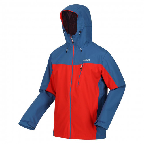 Regatta Birchdale Blue Rusty Red - Водоустойчиво яке мембрана