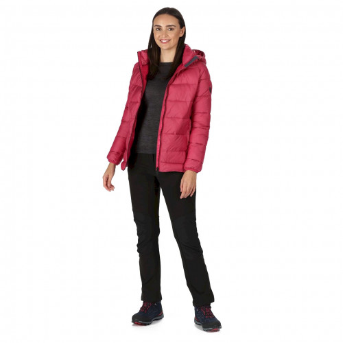 Toploft II Hooded Puffer Jacket - Bery - woman