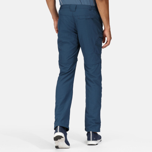 Regatta Leesville Zip Off Trousers Blue Wing