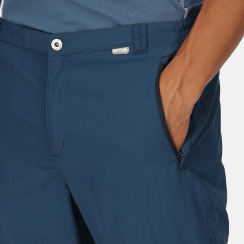 Regatta Leesville Zip Off Trousers Blue Wing