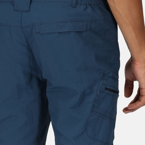 Regatta Leesville Zip Off Trousers Blue Wing