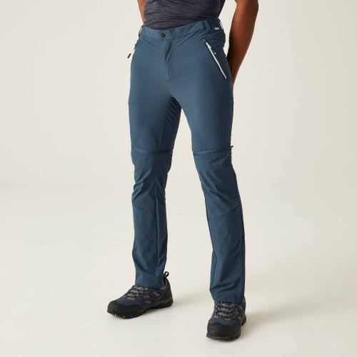 Regatta Mountain Zip Off Trousers Denim