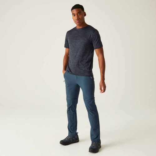 Regatta Mountain Zip Off Trousers Denim