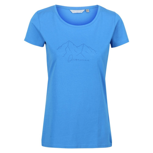 Regatta Breezed Print Sonic Blue T-Shirt