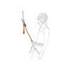 Petzl Connect Adjust - Adjustable single lanyard for climbing and mountaineering 