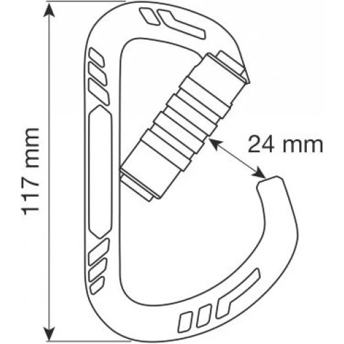 Guide XL 2Lock - locking carabiner