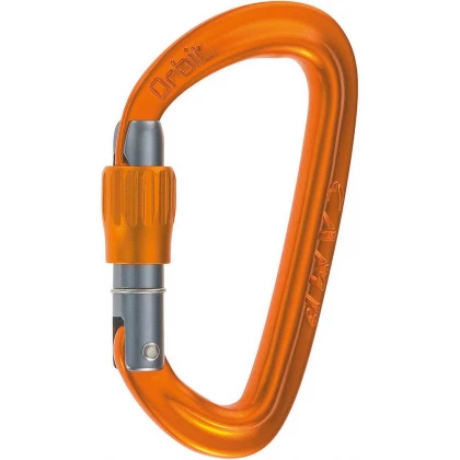 Orbit Lock orange - locking carabiner