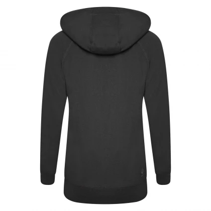 Pull Through Zip Hoodie Black 