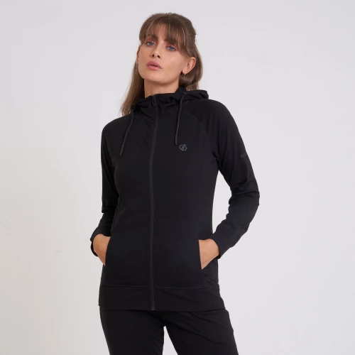 Dare2B Pull Through Zip Hoodie Black