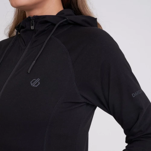 Dare2B Pull Through Zip Hoodie Black