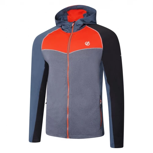 Dare2B Contend Core Stretch Grey Orange - Лек полар