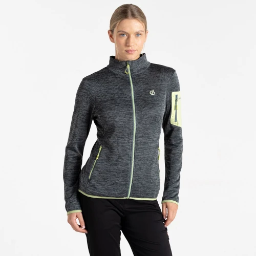 Dare2b Women’s Torrek Mountain Zip-Through Fleece - Stretchy, Breathable Midlayer for Outdoor Action