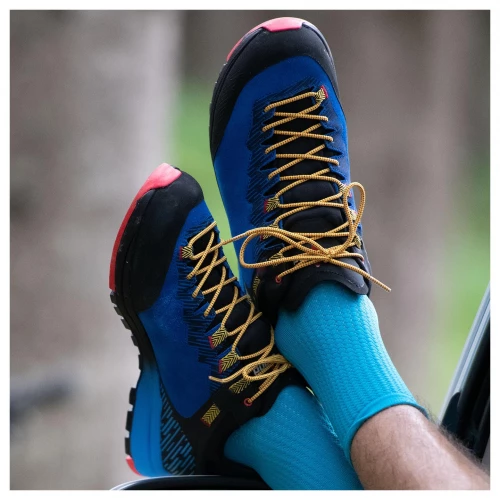 Kayland Grimpeur Blue Yellow GTX - Hiking shoes 