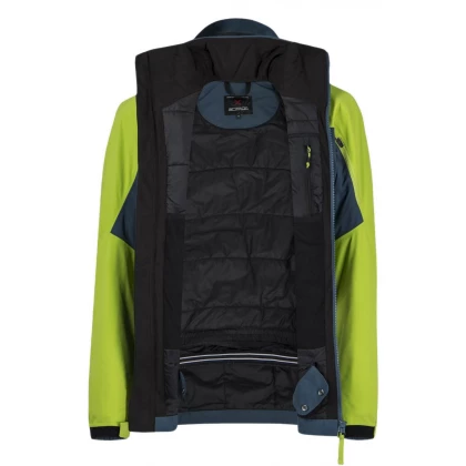Myway Ski Jacket navy-lime - insulated shell jacket - men