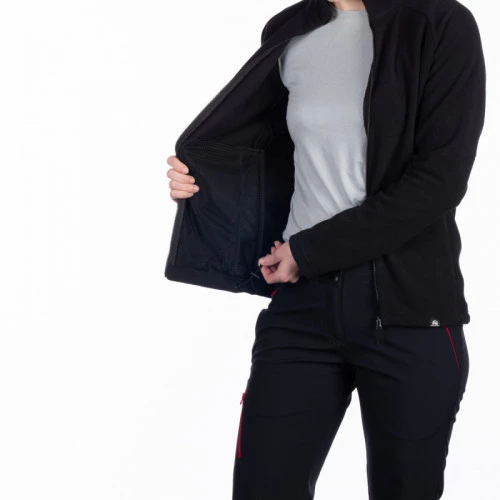 Northfinder Erma W'S Black - fleece outdoor sweater