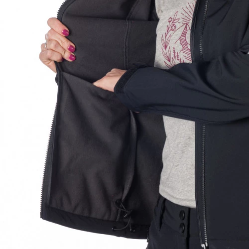 NorthFinder Jeanne Black - Softshell jacket