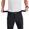 Northfinder Frederick Black - Stretch outdoor pants rib-structure Northfinder Frederick Black - Stretch outdoor pants rib-structure