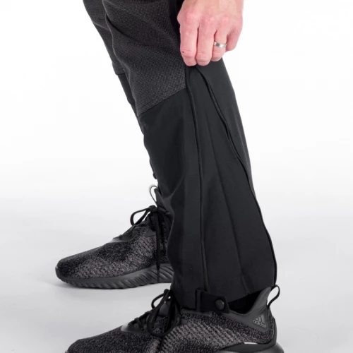 Northfinder Frederick Black - Stretch outdoor pants rib-structure