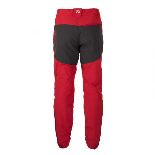 Northfinder Frederick Darkred - Stretch outdoor pants rib-structure