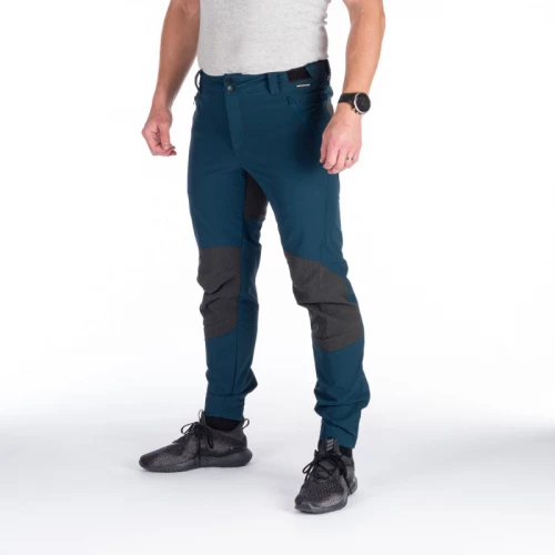 Northfinder Frederick Inkblue - Stretch outdoor pants rib-structure
