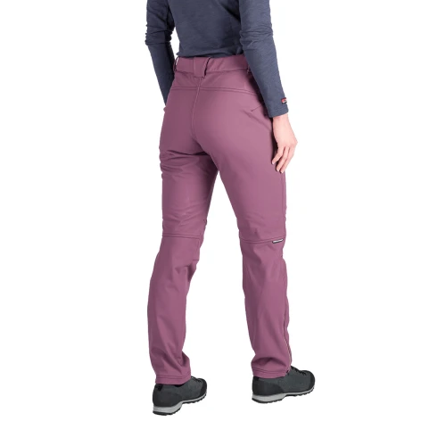 NorthFinder Leigh Grape - Дамски софтшел панталон