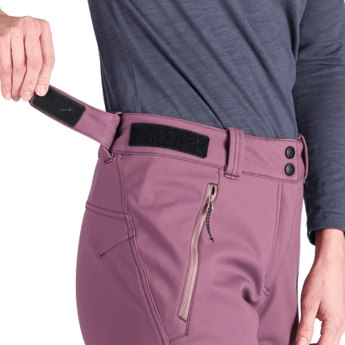 NorthFinder Leigh Grape - Дамски софтшел панталон