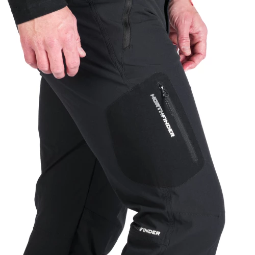 NorthFinder Massimiliano Black -  4way stretch outdoor pants