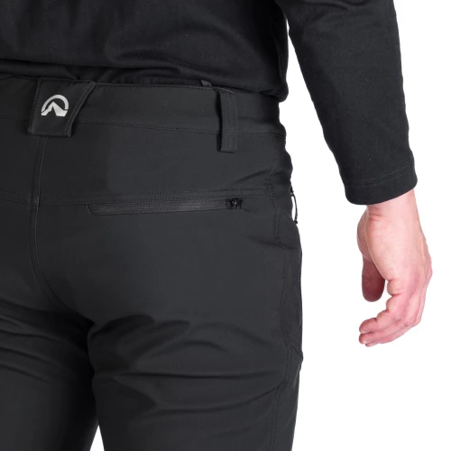 NorthFinder Massimo Black trekking softshell pants