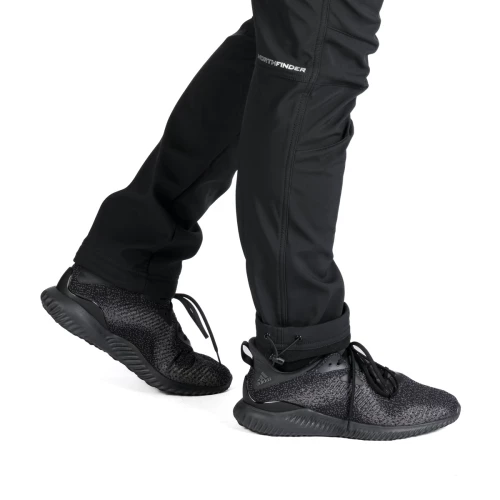 NorthFinder Massimo Black trekking softshell pants
