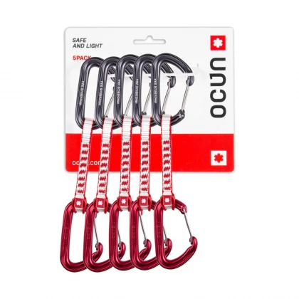 Hawk QD Wire Dyn 10 cm 5 pack  - climbing quickdraw