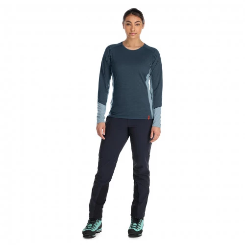Syncrino Base LS Tee orion blue - термобельо - жени