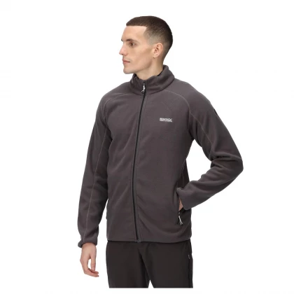 Hadfield Dark Grey Full Zip Fleece