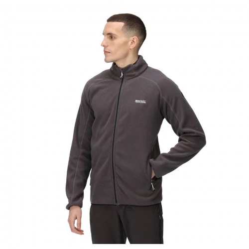 Regatta Hadfield Dark Grey Full Zip Fleece