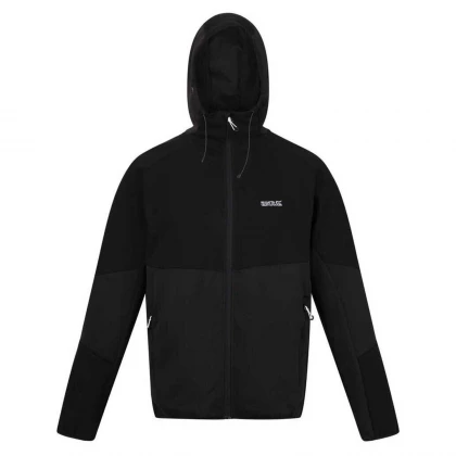 Highton Pro Full Zip Hooded Fleece Black