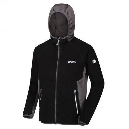 Kinver Hooded Stretch Fleeace - black - men