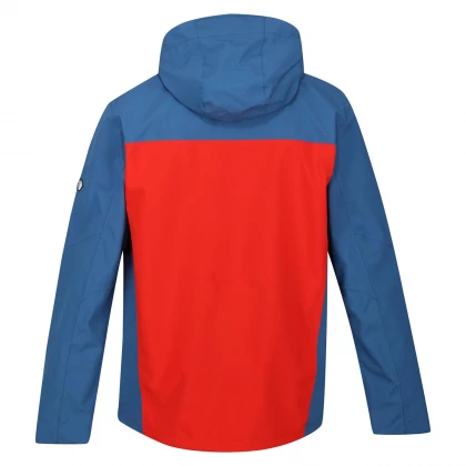 Birchdale Waterproof Jacket Blue Rusty Red