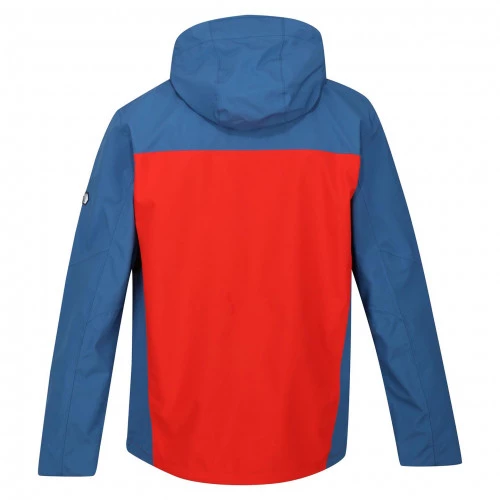 Regatta Birchdale Waterproof Jacket Blue Rusty Red