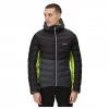 Regatta Harrock Hooded Puffer Jacket Black Dark Grey Regatta Harrock Hooded Puffer Jacket Black Dark Grey