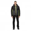 Regatta Harrock Hooded Puffer Jacket Black Dark Grey Regatta Harrock Hooded Puffer Jacket Black Dark Grey